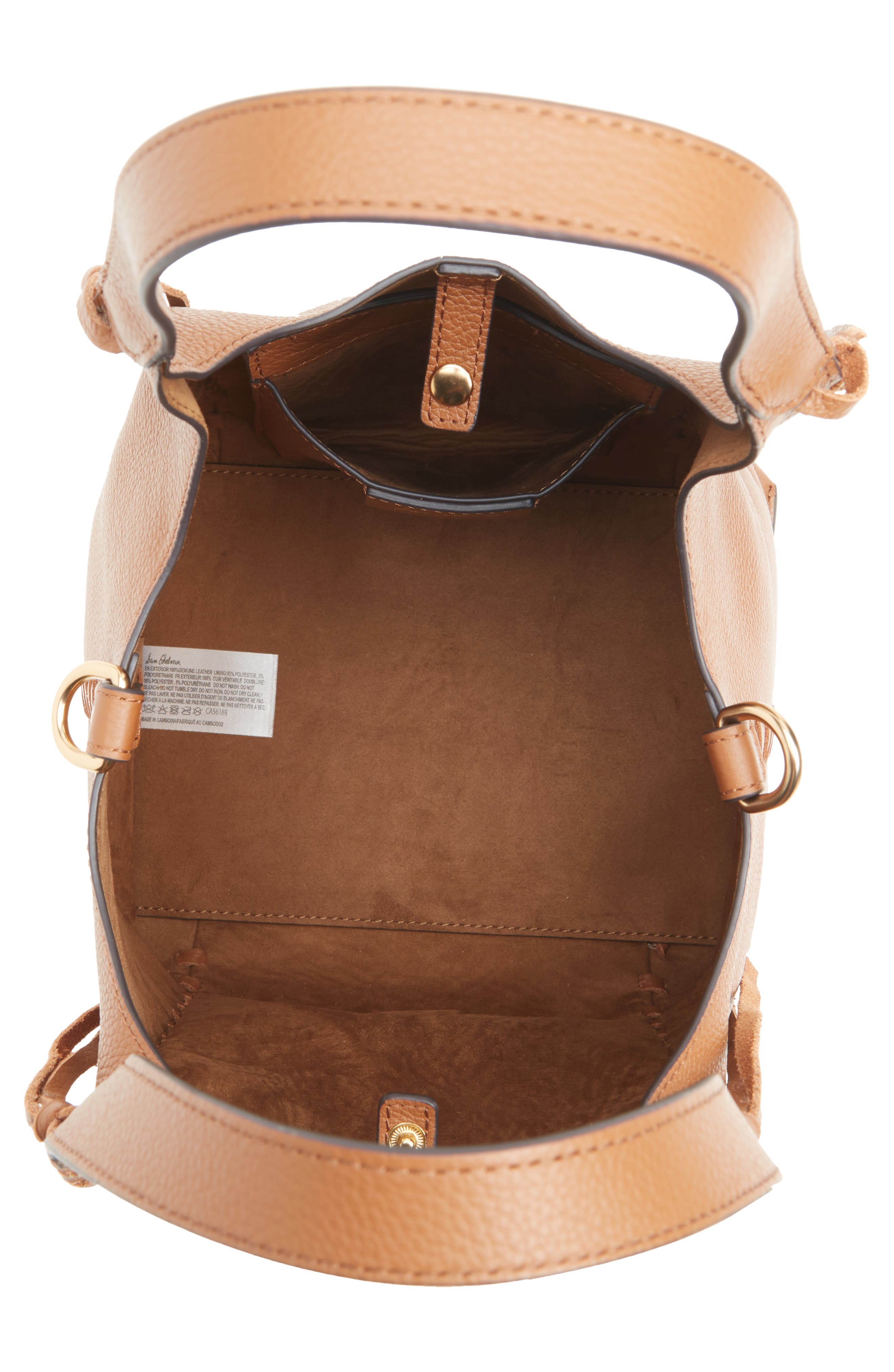 Sam Edelman Sylvia Whipstitch Leather Crossbody Tote, Alternate, color, 