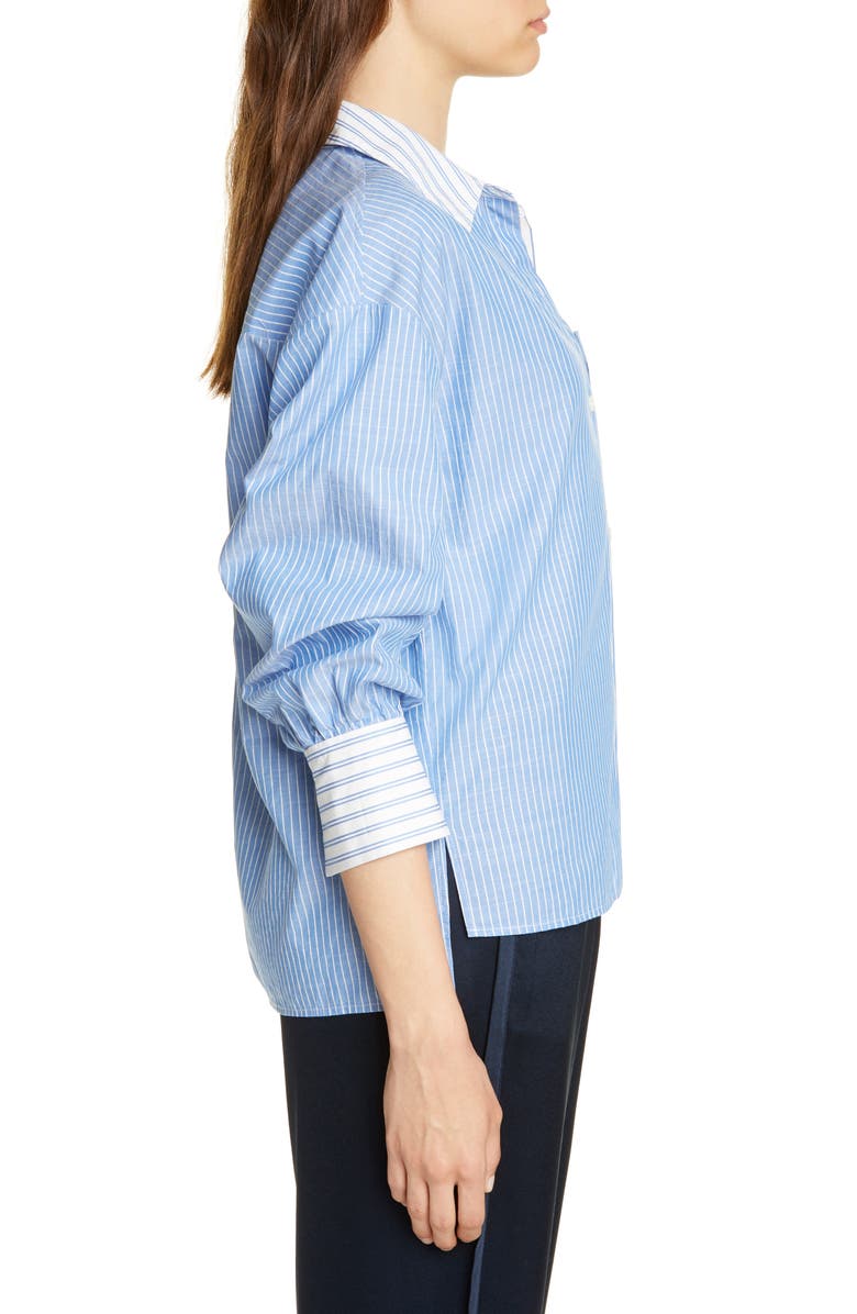 Joie Drusilla Pinstripe Shirt, Alternate, color, 