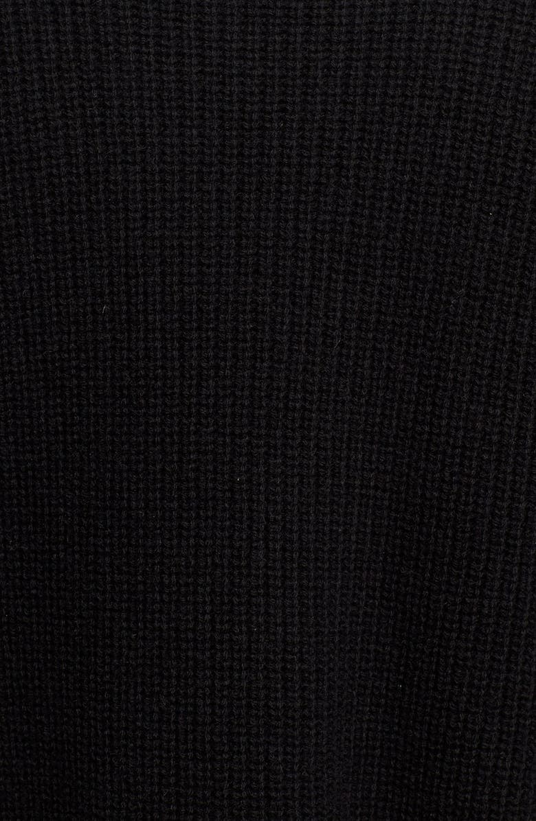 Vince Side Zip Rib Knit Wool & Cashmere Turtleneck, Alternate, color, 