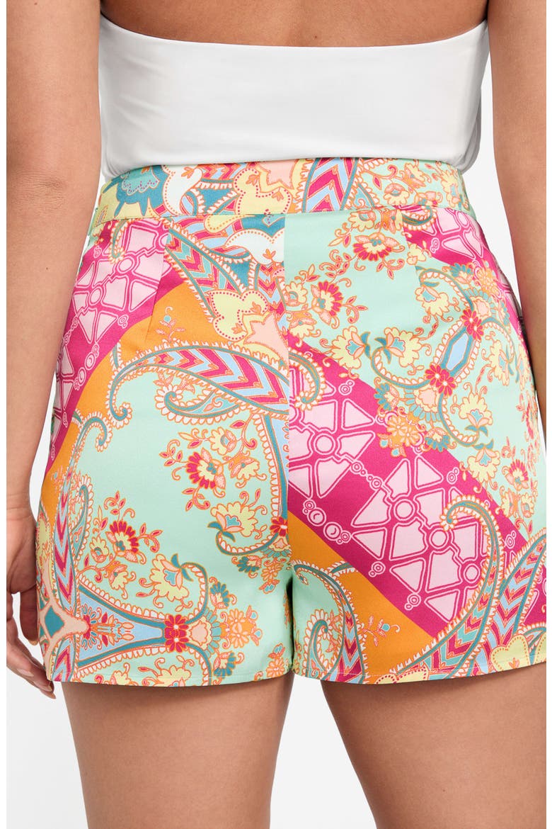 Grenada Scarf Print Shorts, Alternate, color, GRENADA PRINT