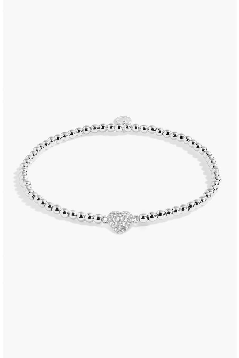 A Little 'Happy 21st' Bracelet, Alternate, color, Metallic Silver