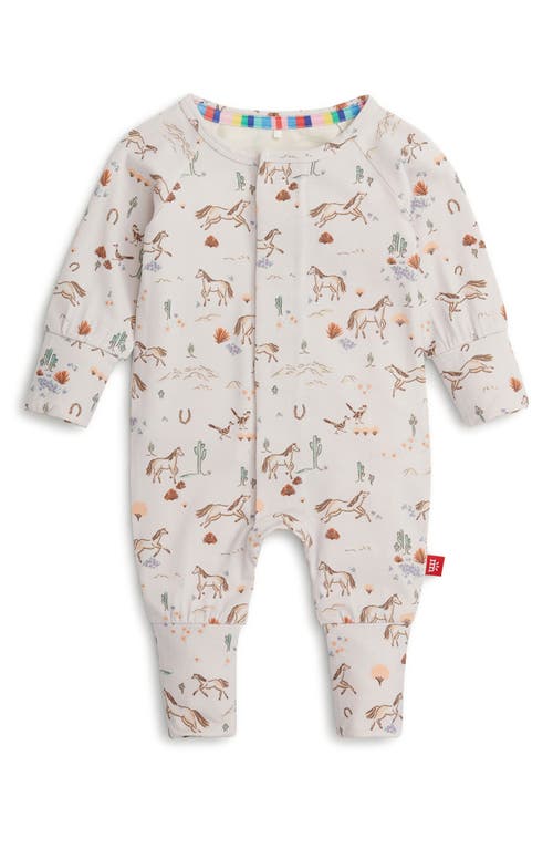 Magnetic Me Born To Run Convertible Romper In Neutral