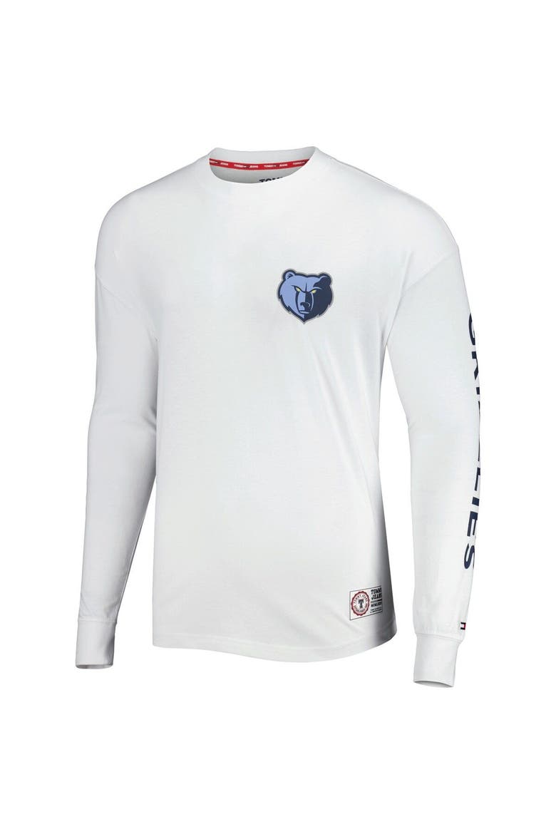 Men's Tommy Jeans Navy/White Memphis Grizzlies Matthew 2-In-1 T-Shirt & Hoodie Combo Set, Alternate, color, Navy