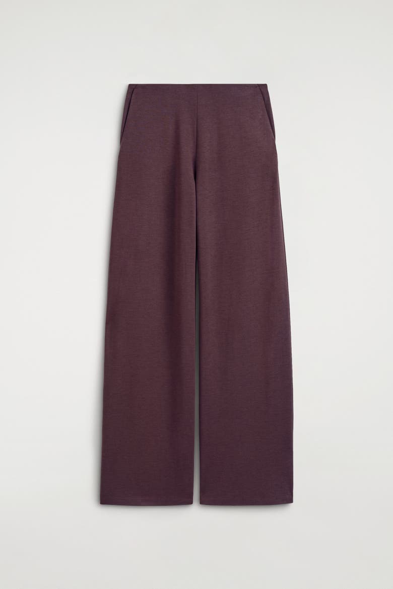 Modal-jersey Pants, Alternate, color, BURGUNDY