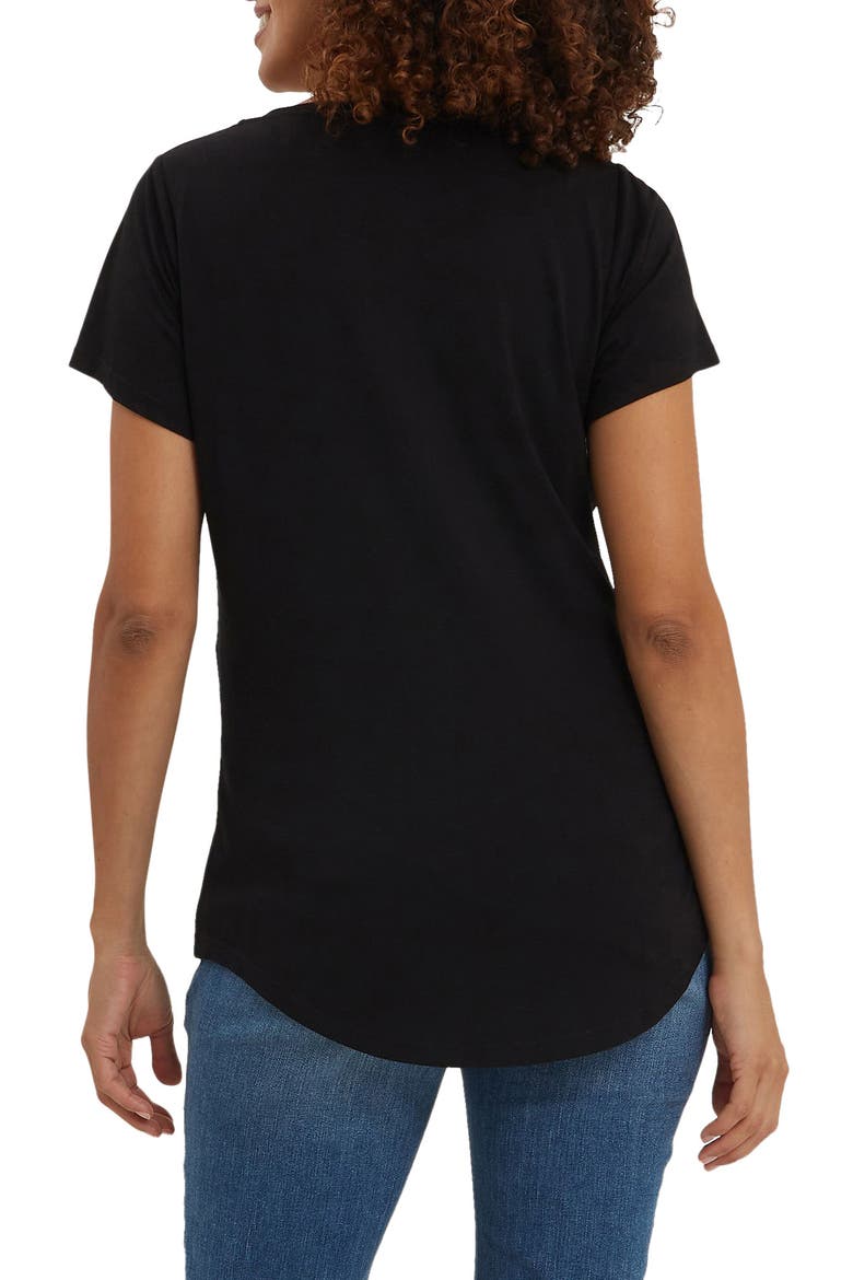 The Maternity & Nursing Tee, Alternate, color, BLACK
