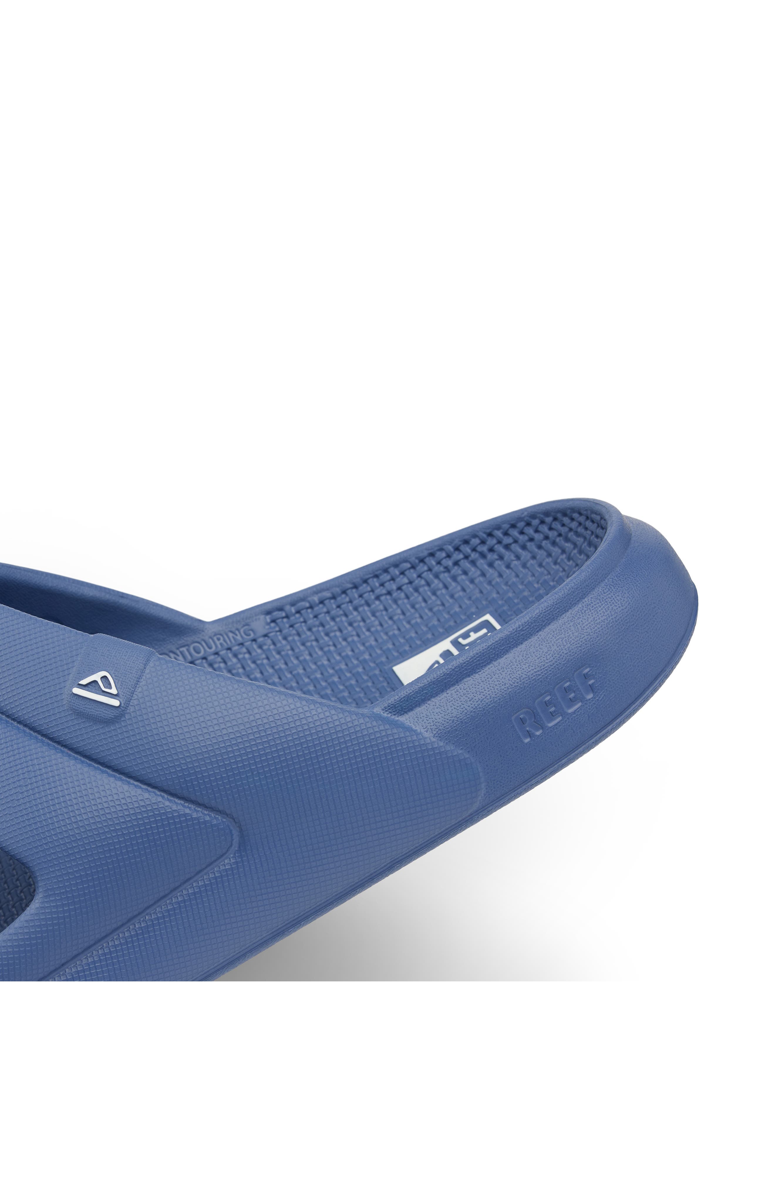 Reef Oasis Two-Bar Slide Sandal, Alternate, color, Blue Dusk