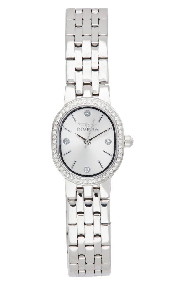 INVICTA Angel Crystal Bracelet Strap Watch, 20mm, Main, color,