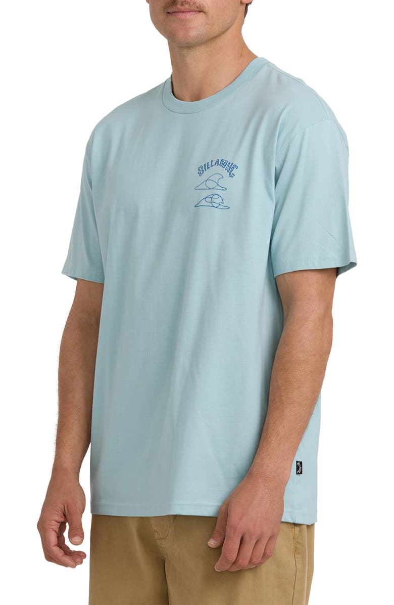 Billabong Apex Wave Cotton Graphic T-Shirt, Alternate, color, Dry Blue Wash
