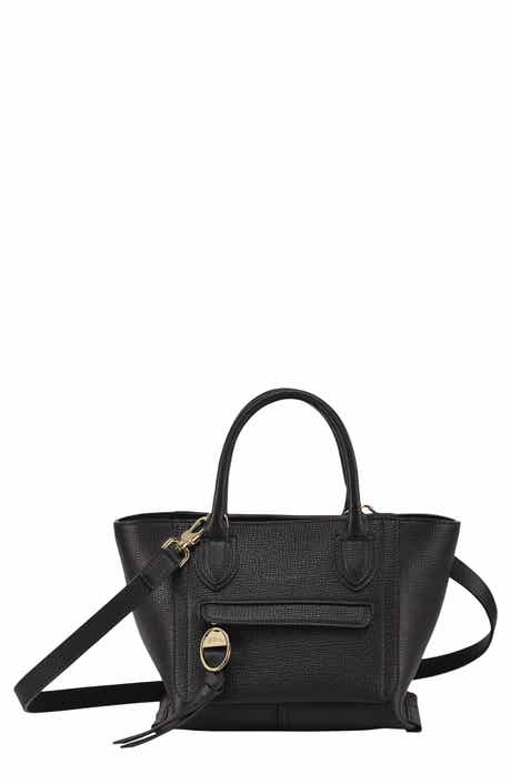 Longchamp Small Mailbox Leather Top Handle Bag