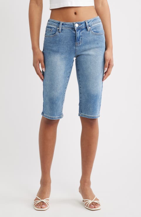 Essential Low Rise Denim Capri Jeans