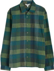 Seasalt Cornwall Penmere Plaid Organic Cotton Button-Up Shirt