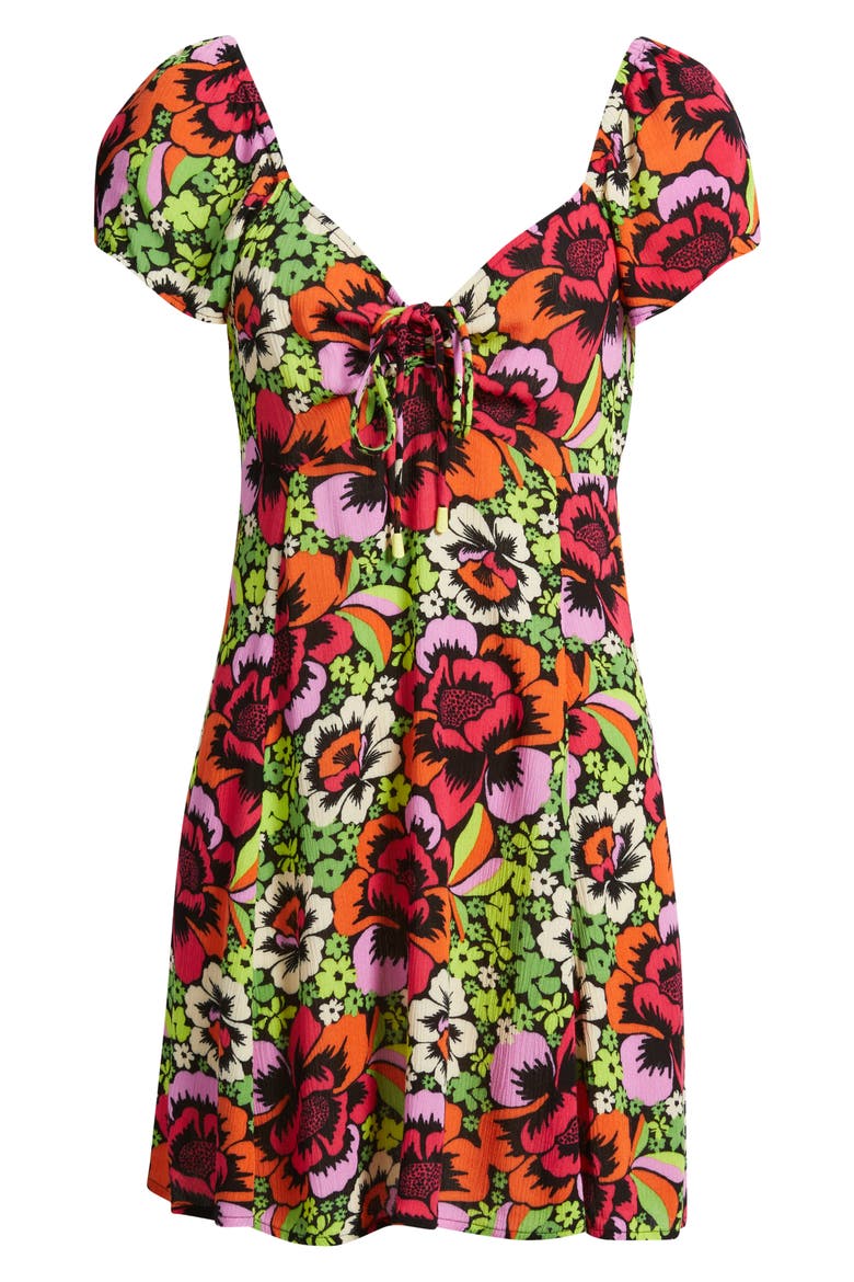 Blooming Minidress, Alternate, color, BLOOM