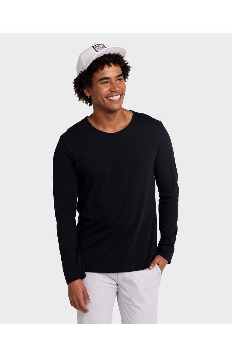 Blanco Clothing Perfect T-Shirt Supima - Long Sleeve, Main, color, Black