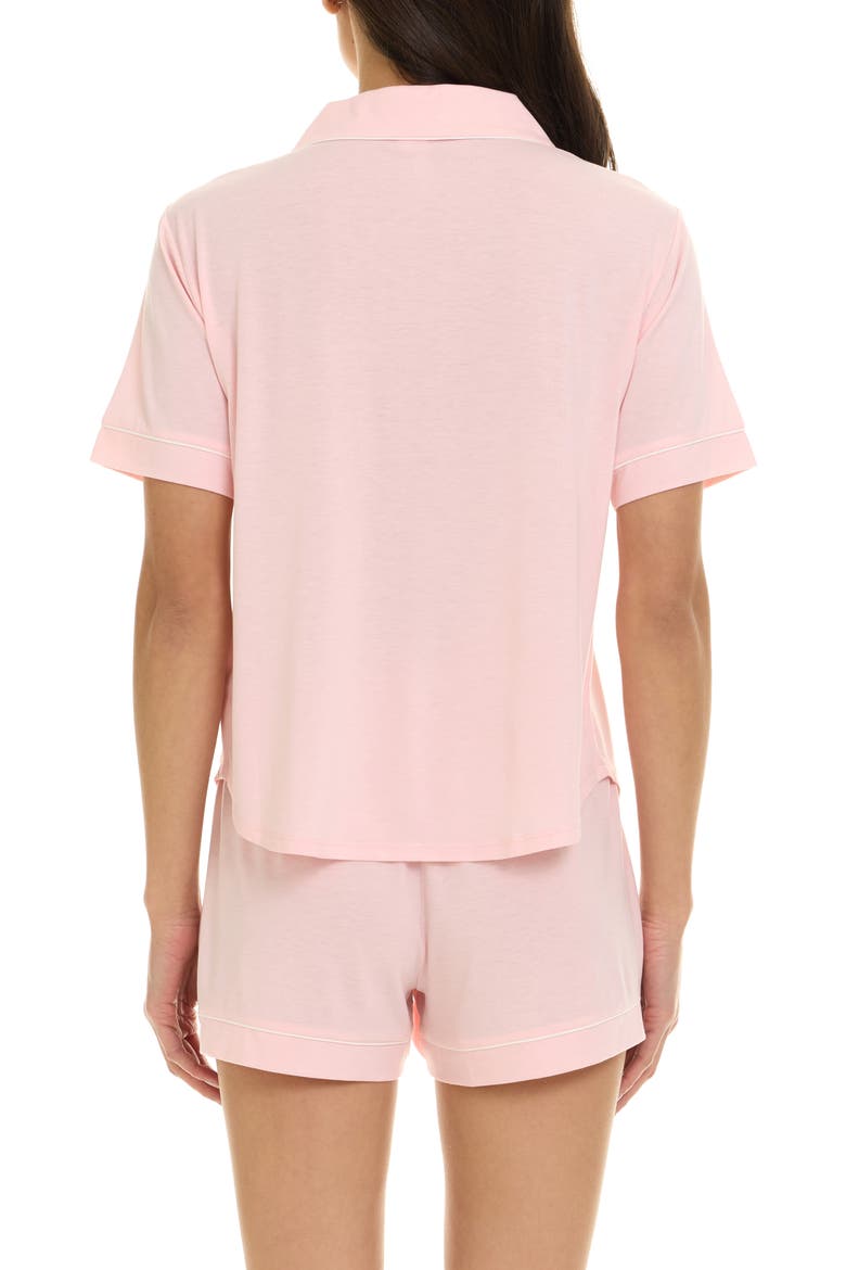 Annie Shirt & Shorts 2-Piece Pajama Set, Alternate, color, PINK CLOUD