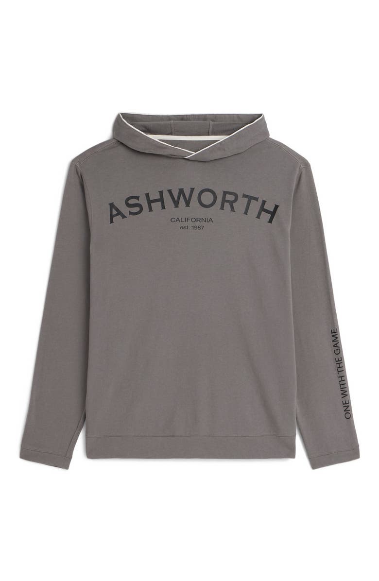 ASHWORTH GOLF Heritage Ashworth Hoodie, Alternate, color, Grey