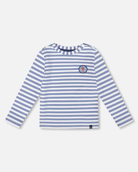 Super Soft Long Sleeve Striped Jersey T-Shirt (Baby)