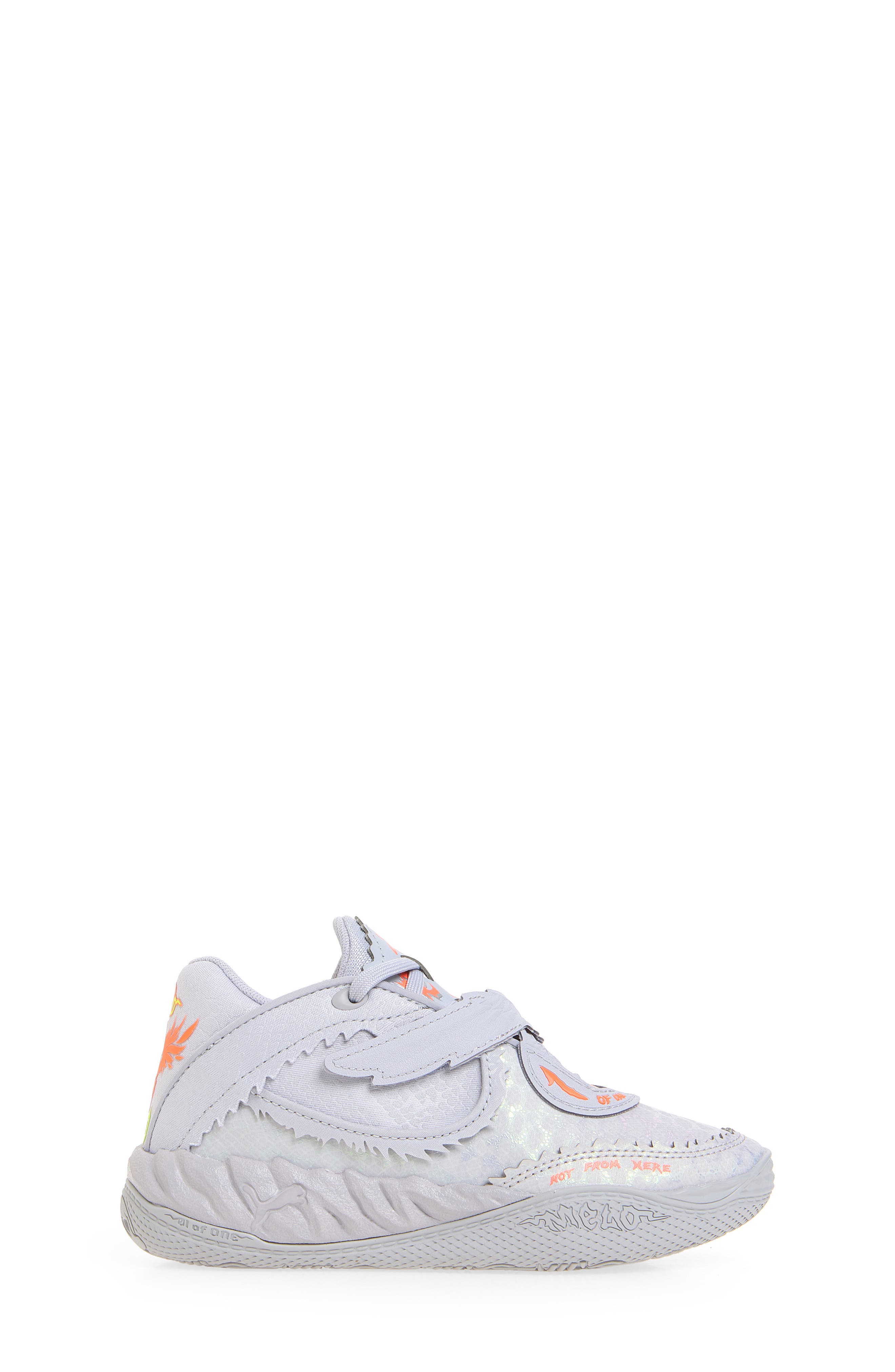 Kids' MB.05 Metallic Sneaker, Alternate, color, VIBRANT SILVER/ YELLOW/ RED