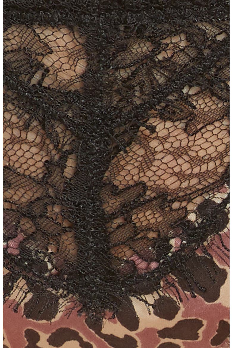 Lace Thong, Alternate, color, LEOPARD