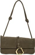 Dolce Vita Suede Flap Shoulder Bag