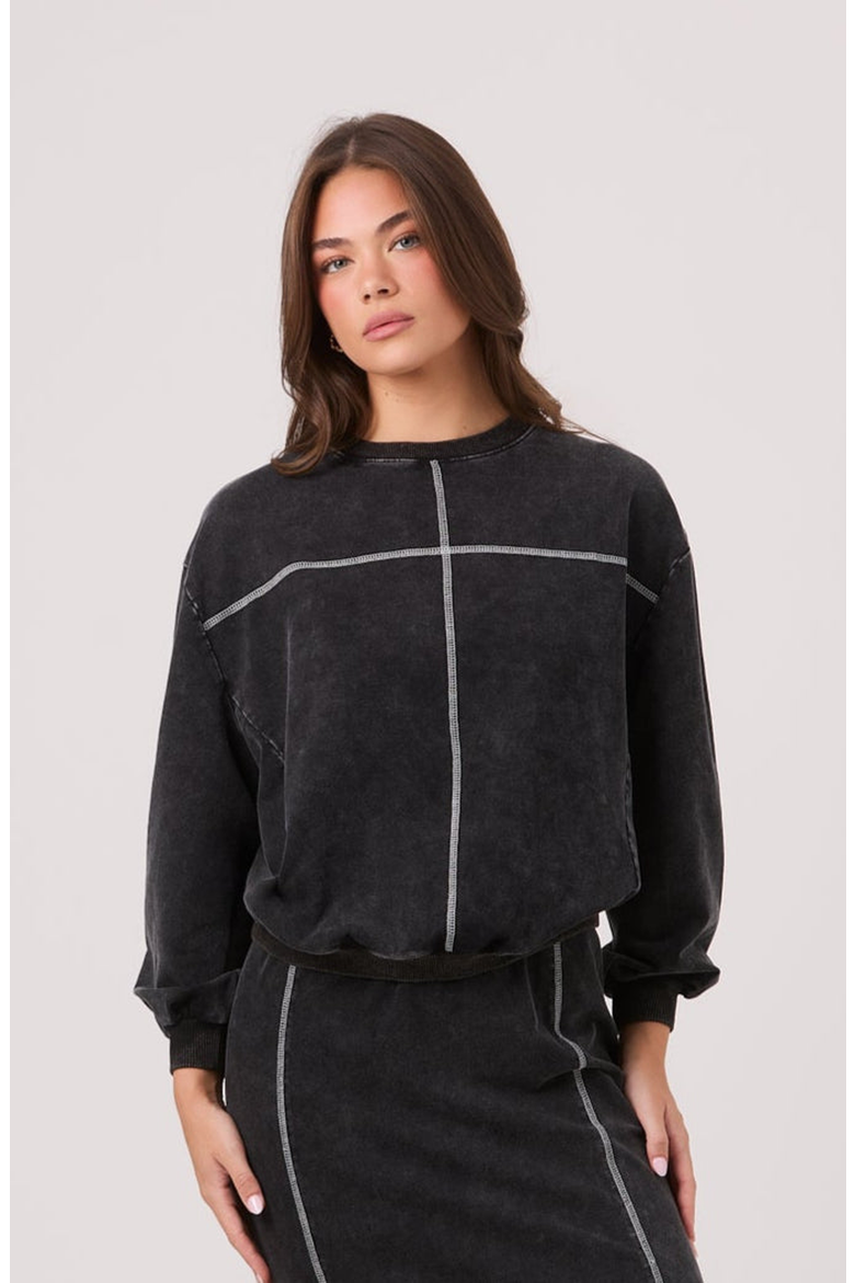 Ari Sweatshirt, Alternate, color, Black