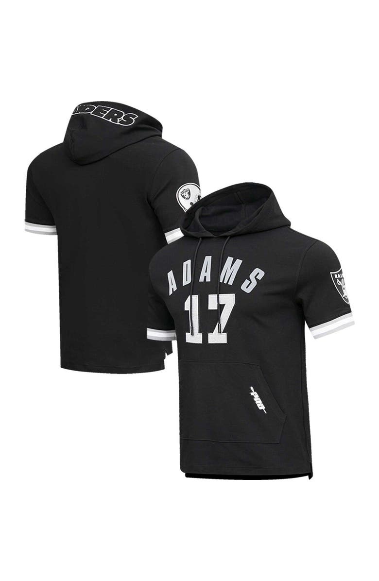 PRO STANDARD Men's Pro Standard Davante Adams Black Las Vegas Raiders Player Name & Number Hoodie T-Shirt, Main, color, 