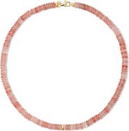 EF Collection Semiprecious Stone Rondelle Bead Necklace