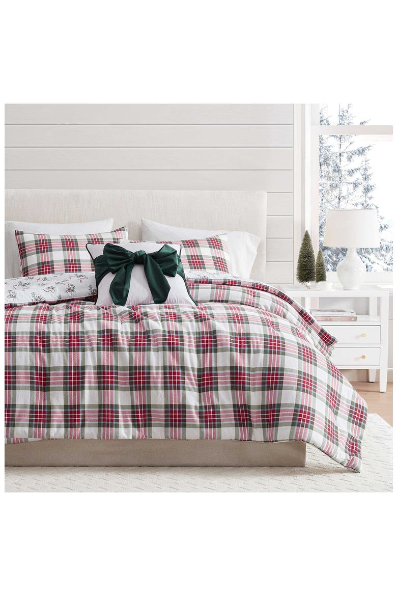 Bedford Bow Accent Pillow, Alternate, color, WHITE/ GREEN