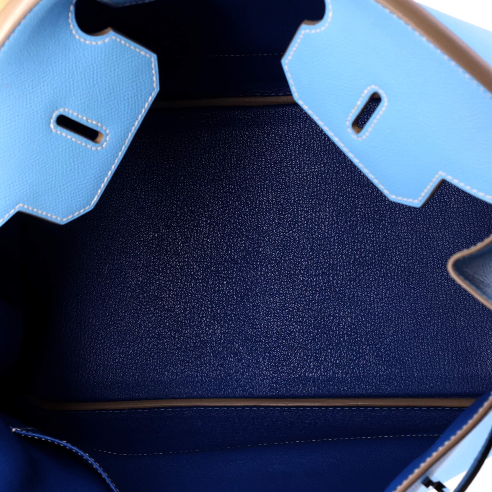 Pre-Owned Hermes Candy Birkin Bag Epsom 35, Alternate, color, Candy - Bleu Celeste/Mykonos