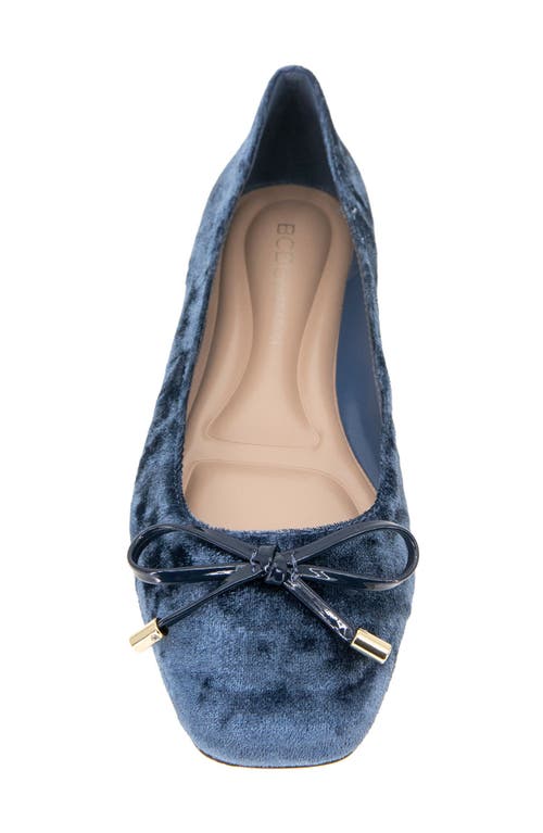 Bcbg Hartly Cap Toe Ballet Flat In Blue