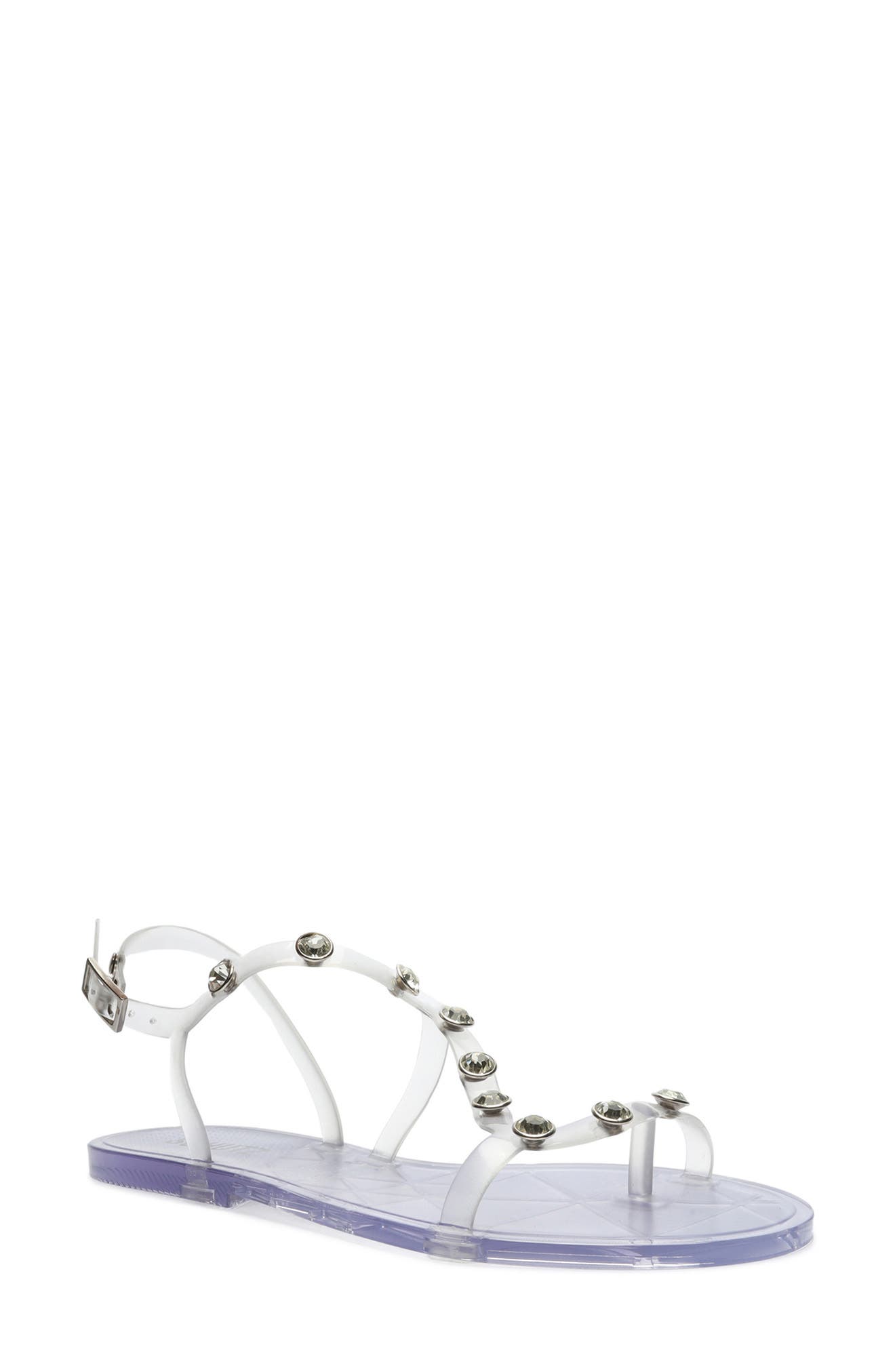 Schutz Bria Crystal Embellished Sandal, Main, color, 