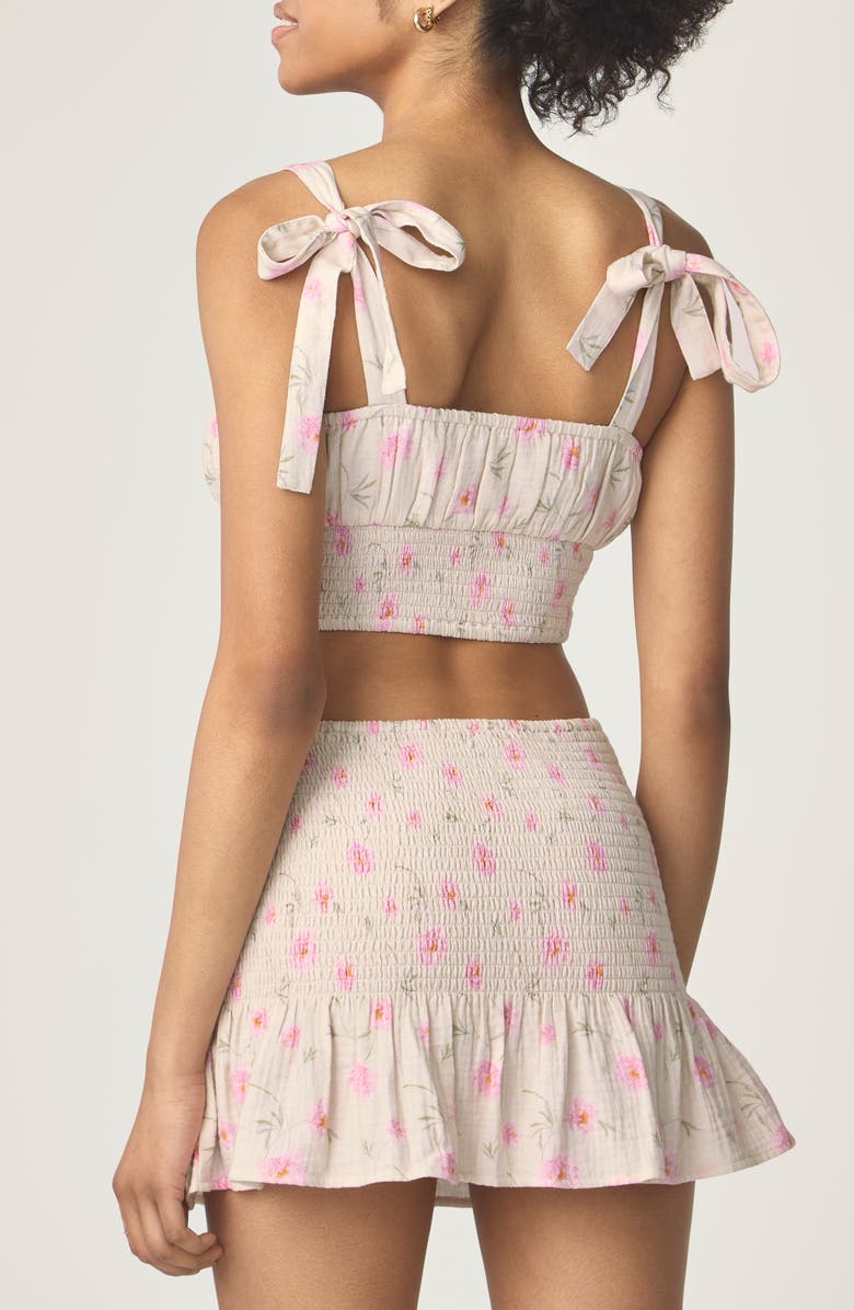 Florence by Mills Smocked Crop Camisole, Alternate, color, Orchid Bouquet