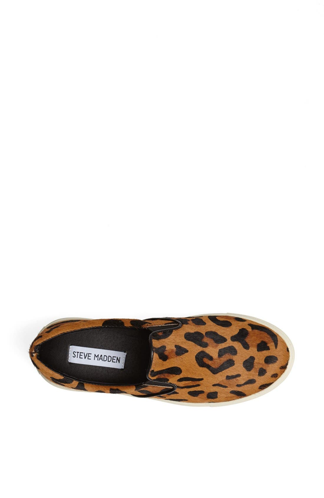 'Ecentric' Pony Hair Flat, Alternate, color, LEOPARD