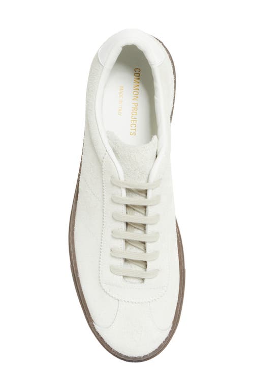 Common Projects Field Suede Trainer Sneaker In White
