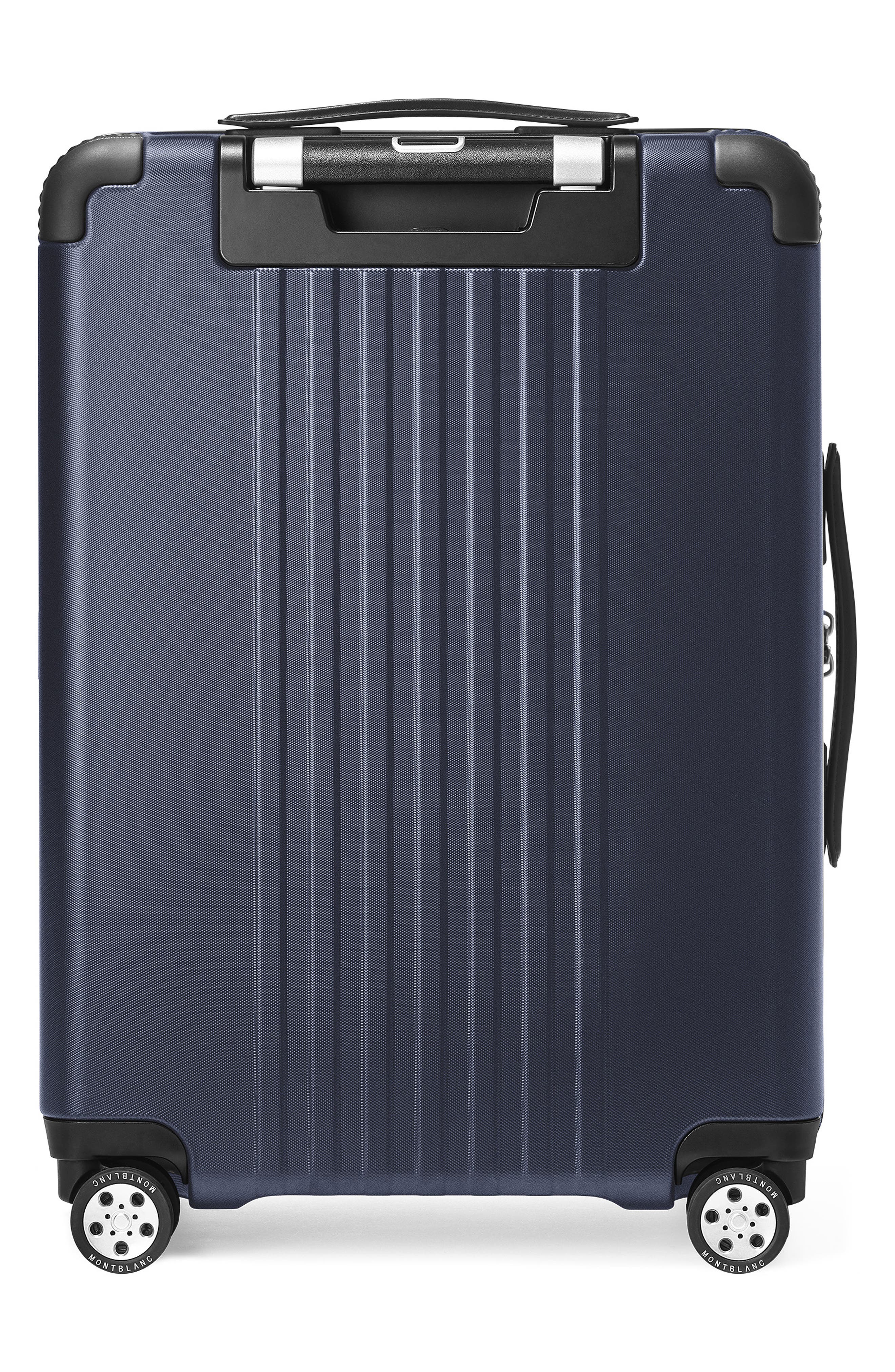 Montblanc #MY4810 Cabin Trolley Carry-On Spinner Luggage, Alternate, color, Blue