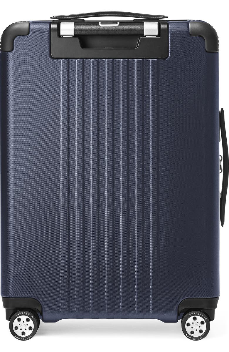 Montblanc #MY4810 Cabin Trolley Carry-On Spinner Luggage, Alternate, color, Blue