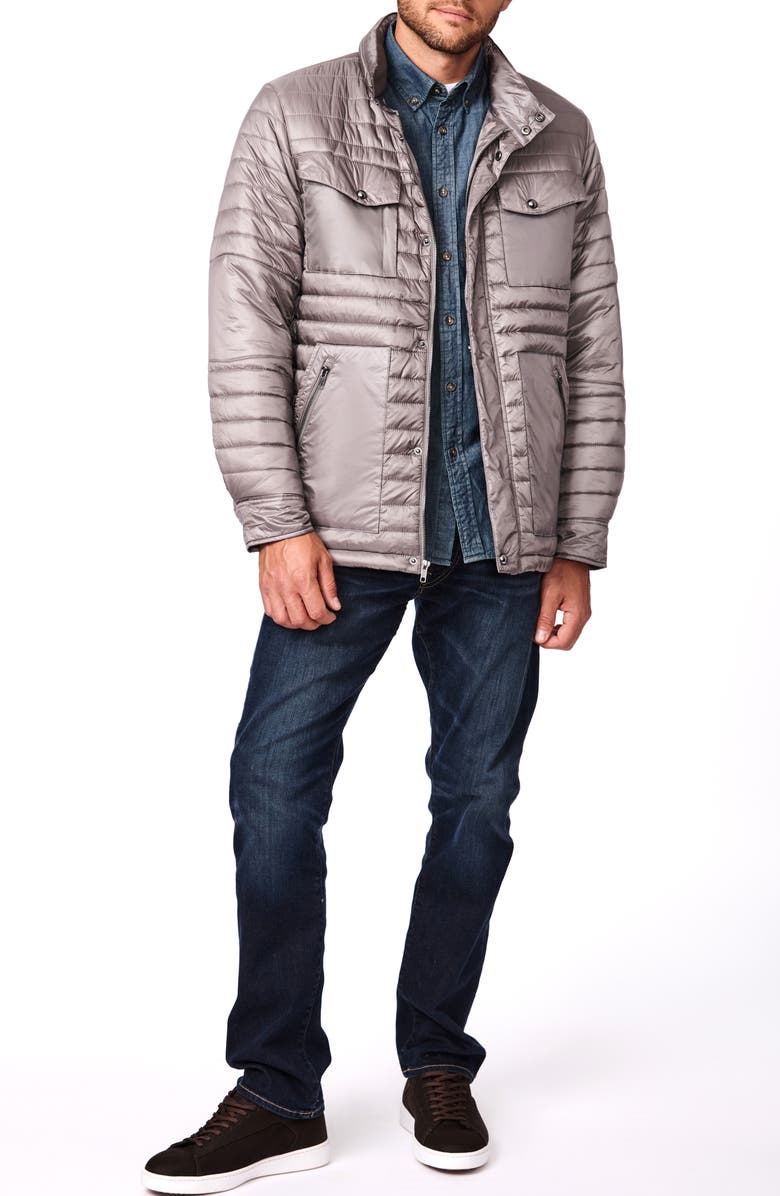 Bernardo Pathfinder Lightweight Quilted Water Resistant Jacket, Alternate, color, Tornado