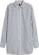 BOSS Berry Saturday Stripe Cotton Button-Up Shirt
