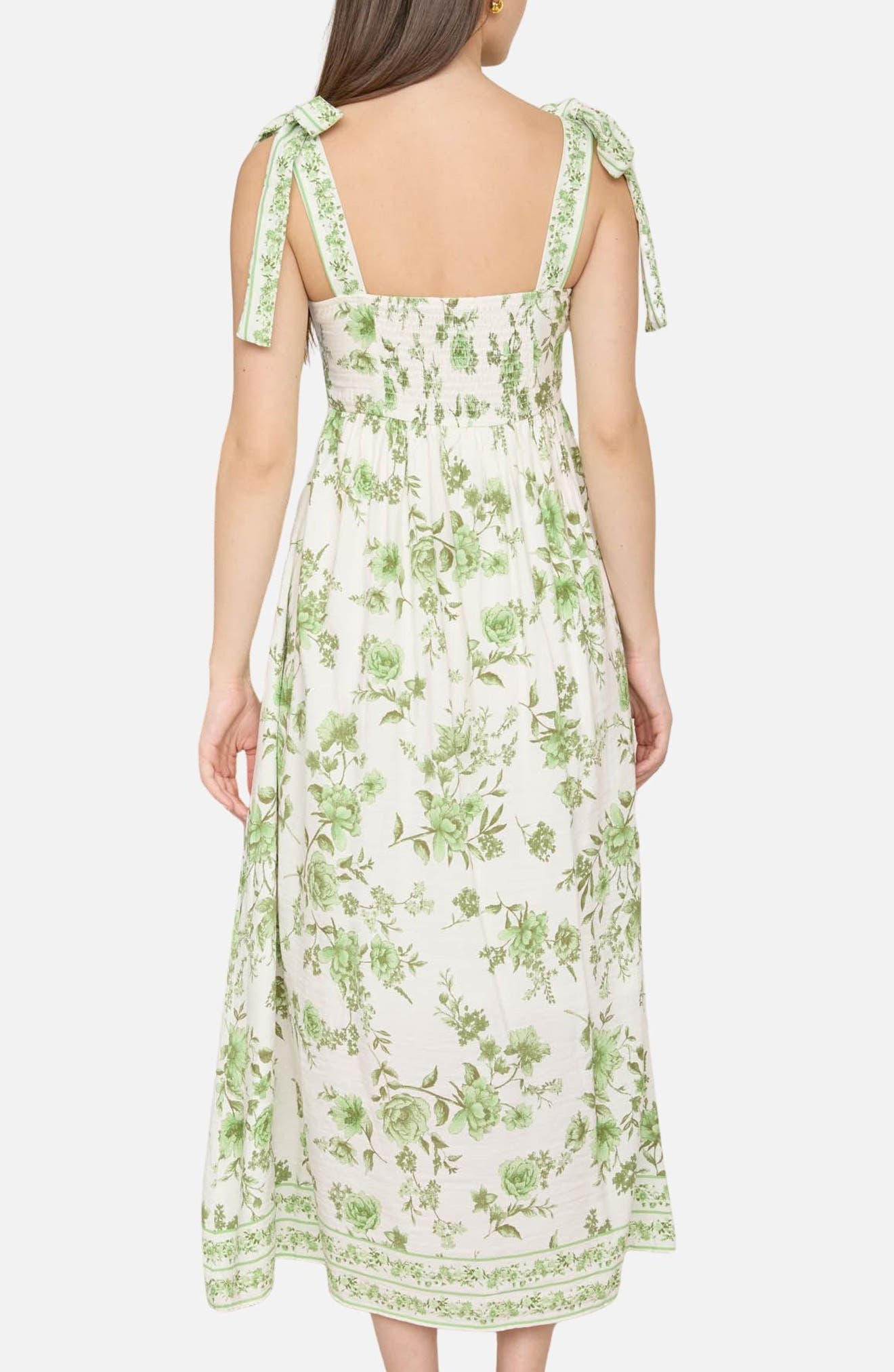 Tie Strap Sleeveless Maxi Dress - image 2