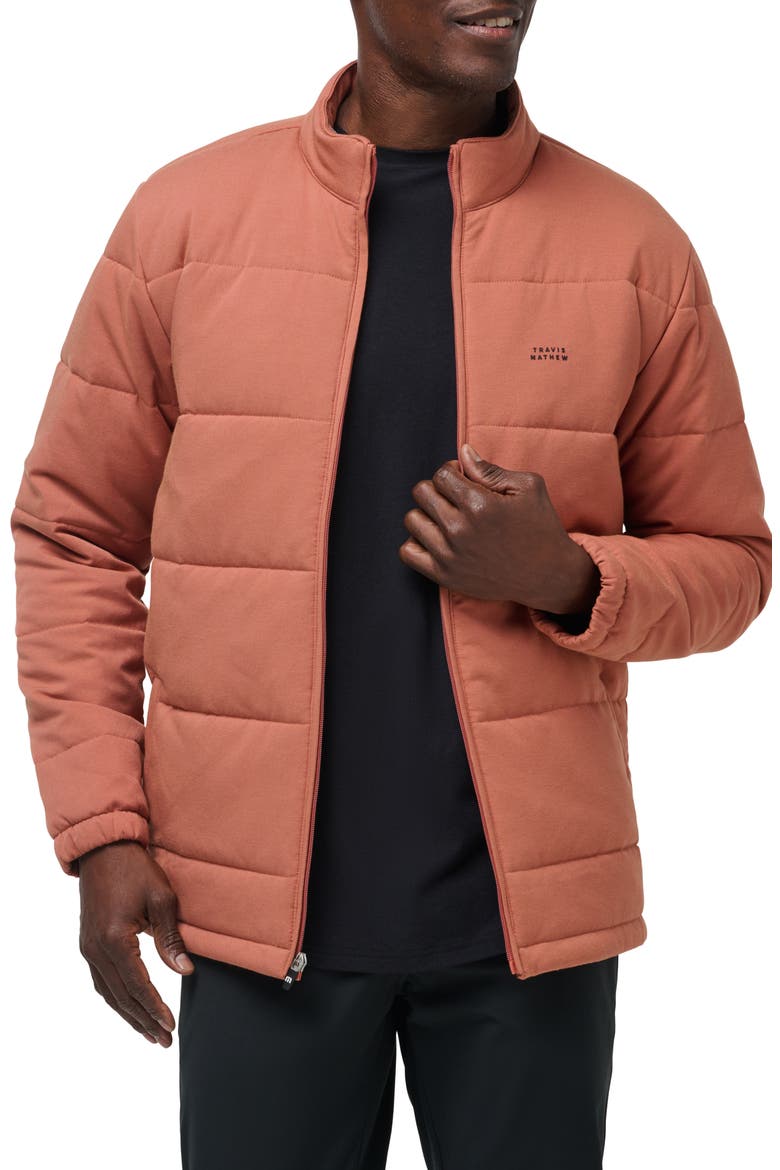 Climate Drop Quilted Jacket, Main, color, HEATHER COPPER