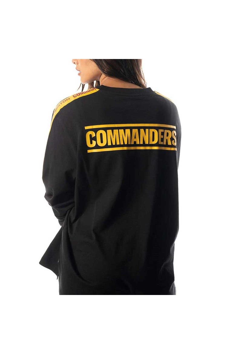 Women's The Wild Collective Black Washington Commanders Long Sleeve T-Shirt, Alternate, color, Black