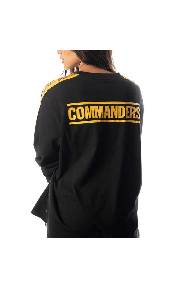 THE WILD COLLECTIVE Women's The Wild Collective Black Washington Commanders Long Sleeve T-Shirt, Alternate, color, Black