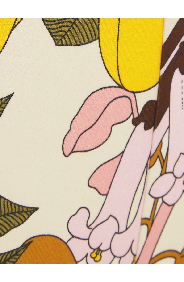 La DoubleJ Meditation Pants Big Flower Rose Pink, Alternate, color, 