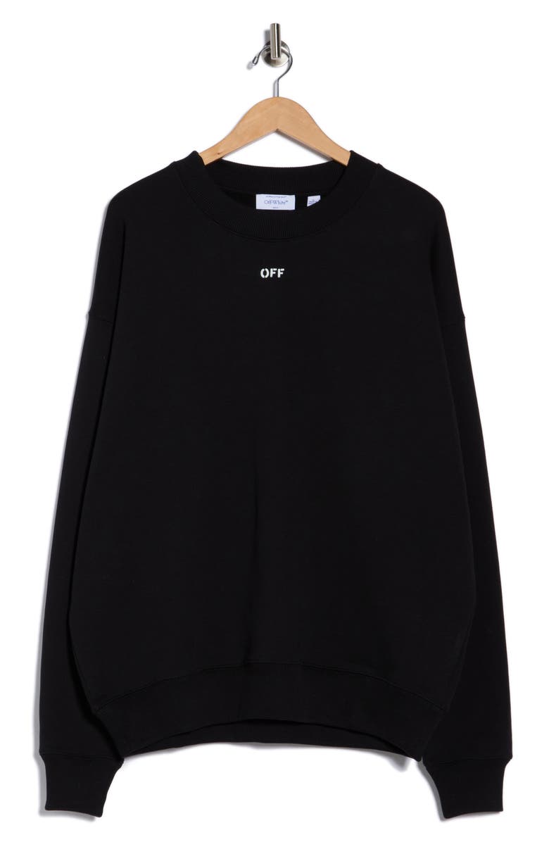 Off-White Skate Logo Sweatshirt, Main, color, Black-White