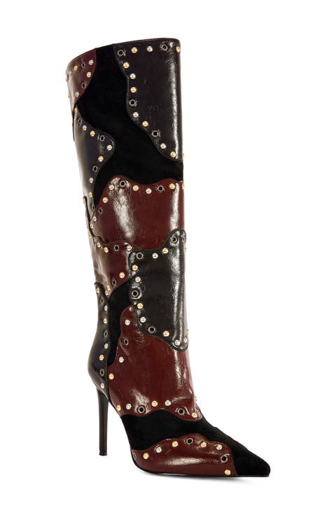 Enyae Pointed Toe Knee High Boot