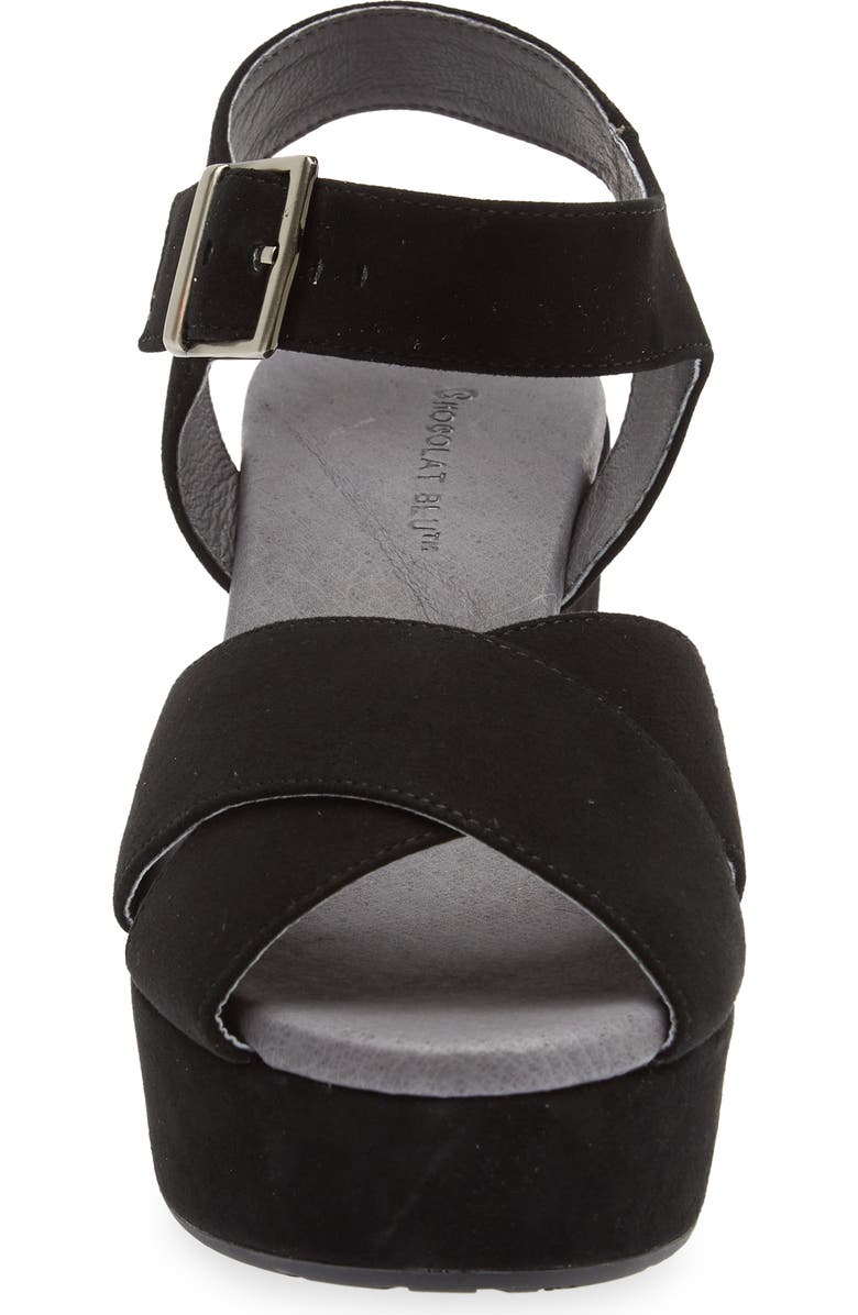 Chocolat Blu Ginny Ankle Strap Platform Sandal, Alternate, color,