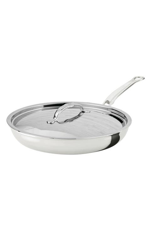 ProBond® Luxe Professional Clad Stainless Steel 11-Inch Skillet with Lid