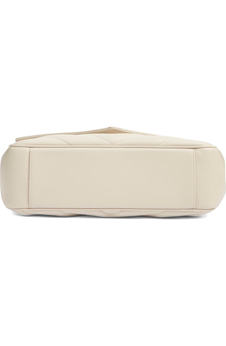 Saint Laurent Medium Loulou Quilted Leather Shoulder Bag, Alternate, color, Blanc Vintage