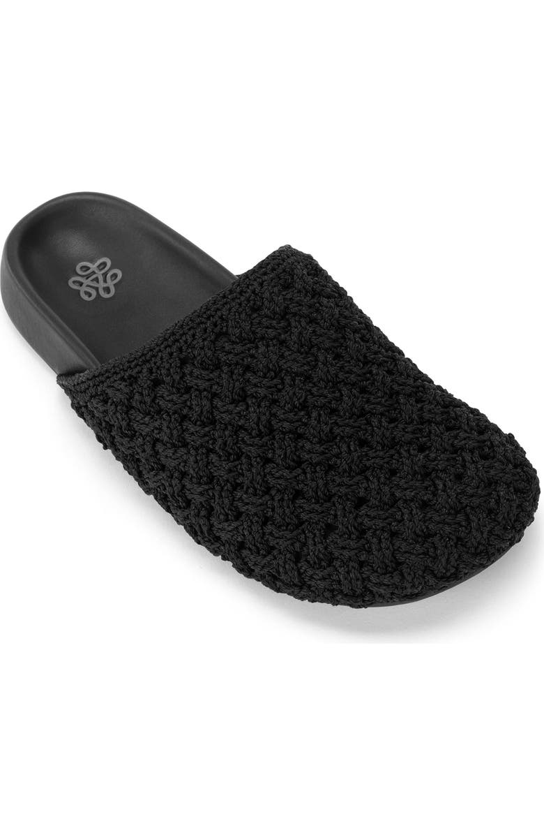 The Sak Bolinas Crochet Clog Shoe, Main, color, Black Cozy