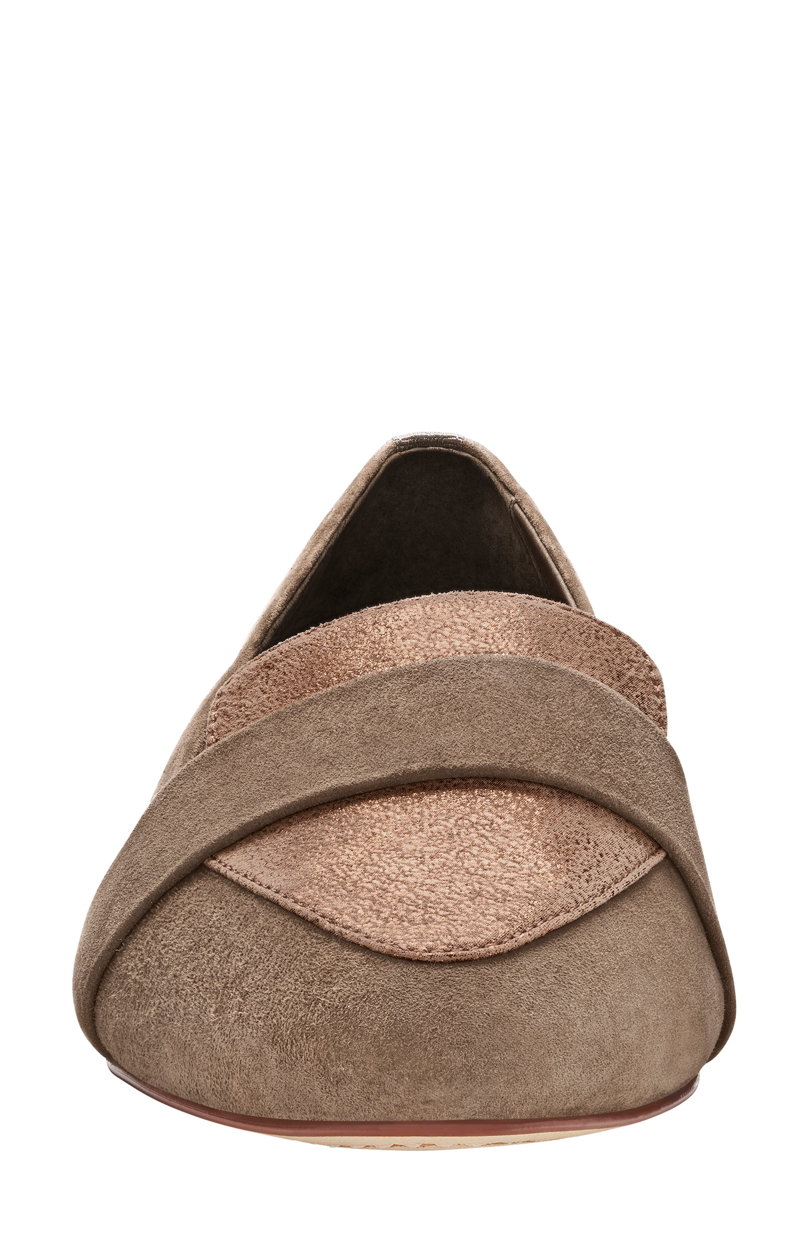 The Blackbird Loafer Blackbird Suede, Alternate, color, OAK SHIMMER SUEDE