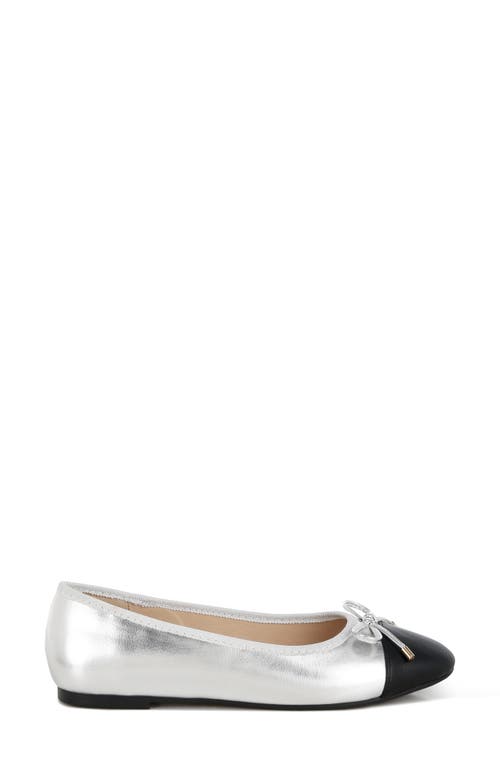 London Rag Minato Flat In Silver